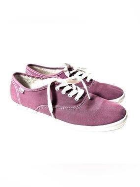Maroon Keds Champion Canvas Lace-Up Sneaker 7.5 UK 5 EU 38 Virginia Tech Swiftie